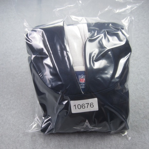 Dallas Cowboys Hoodie Boys Youth Large 14/16 Blue On Field Reebok NFC NFL‎ - Picture 15 of 15